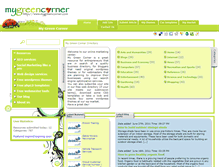 Tablet Screenshot of mygreencorner.com