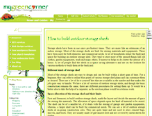Tablet Screenshot of blog.mygreencorner.com